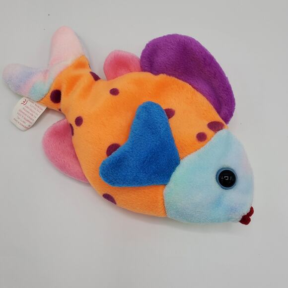 TY Beanie Baby LIPS Fish Vintage 1999 Plush Stuffed Animal - Picture 6 of 7